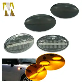 

For Mini Cooper R50 R52 R53 LED Flowing Turn Signal Side Marker Lights Dynamic Side Repeater Lamps For Mini Cooper R50 R52 R53