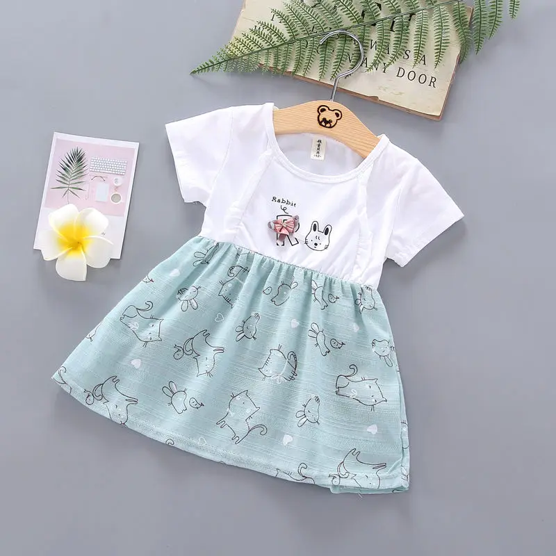 Летняя одежда для маленьких девочек; хлопковое Повседневное платье для новорожденных девочек; вечерние платья в клетку для девочек на День рождения; От 1 до 4 лет