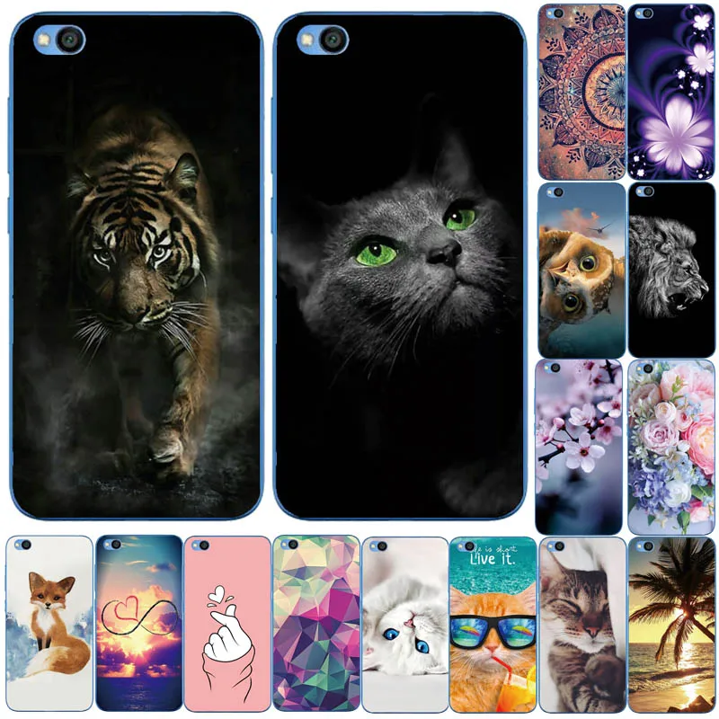 Funda de silicona con estampado para xiaomi Redmi Go, cubierta de teléfono de TPU suave de 5,0 pulgadas para xiaomi Redmi Go, versión Global