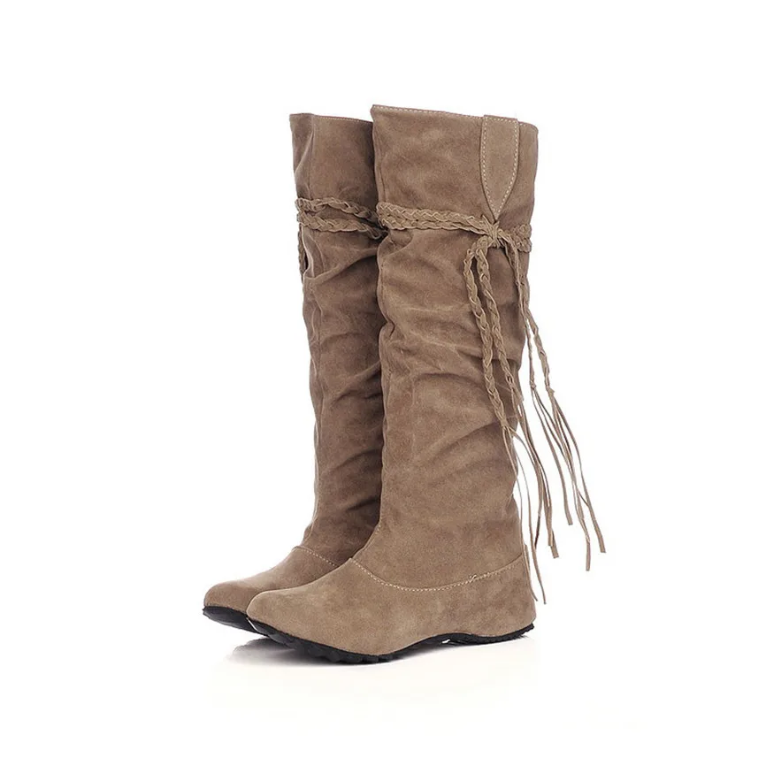 

Women's Boot Heighten Platforms Thigh High Boots Motorcycle Shoes Winter Botines Mujer Invierno Thigh High Boots Large Size Y8