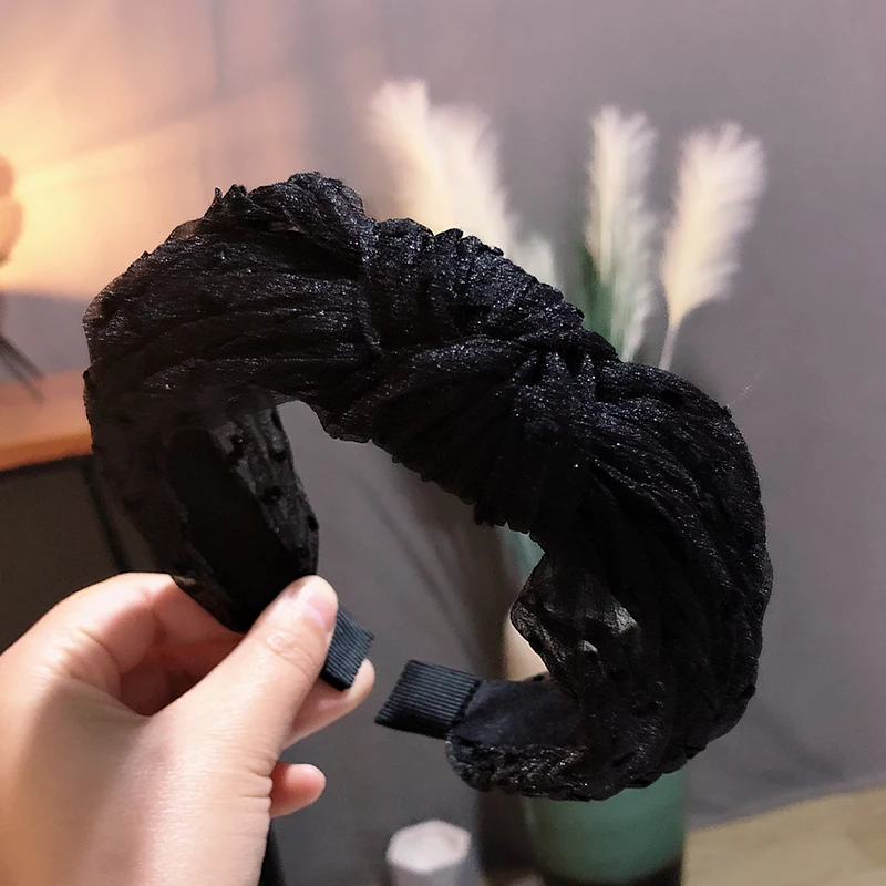 Новая супер фея из Южной Кореи, кружевная марлевая повязка на голову, Корейская версия, милая свежая простая повязка на голову, новинка, повязки на голову