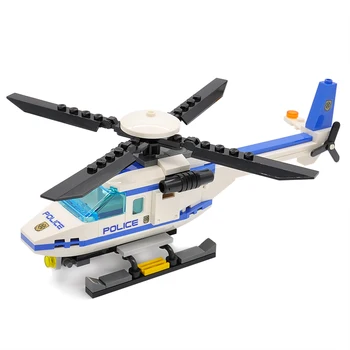 

GUDI Compatible City Police Helicopter Blocks 111pcs Airplane Bricks Building Block Sets Educational Toys For Children