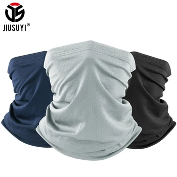 

Summer Bandana Half Face Mask Shield Soft Sunscren Quick-dry Comfortable Tube Ski Scarf Headband Hat Neck Cover Gaiter Men Women