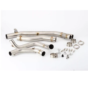 

For CRF1000L AFRICA TWIN 2016-2019 Escape Slip-on Exhaust Front And Middle Link Pipe CRF1000L AFRICA TWIN Tube 16 17 18 19 years