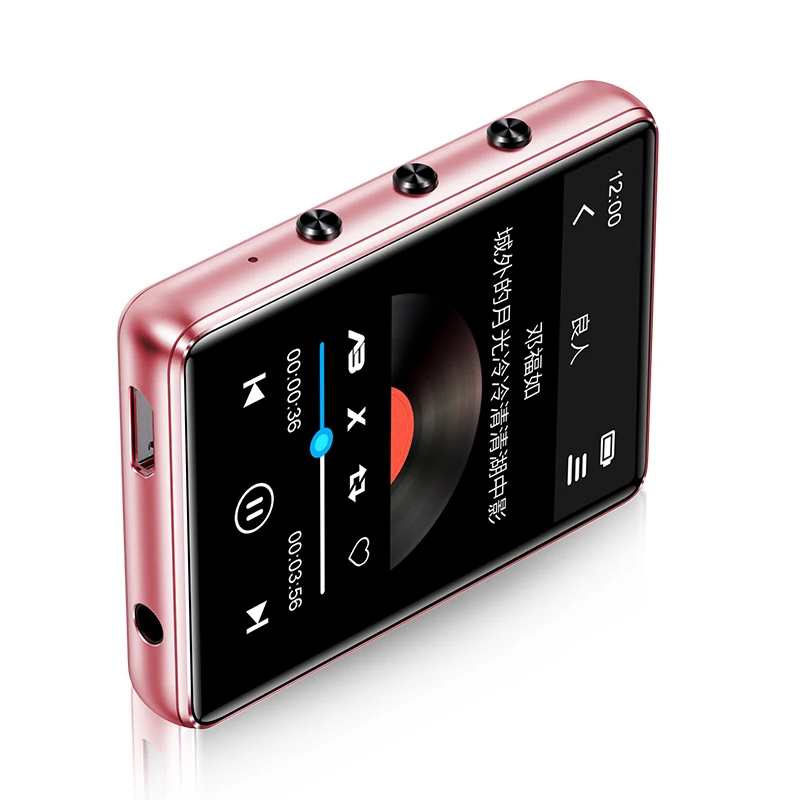 Bluetooth 5 0 металлический MP3 плеер с полным сенсорным экраном встроенный динамик 16G