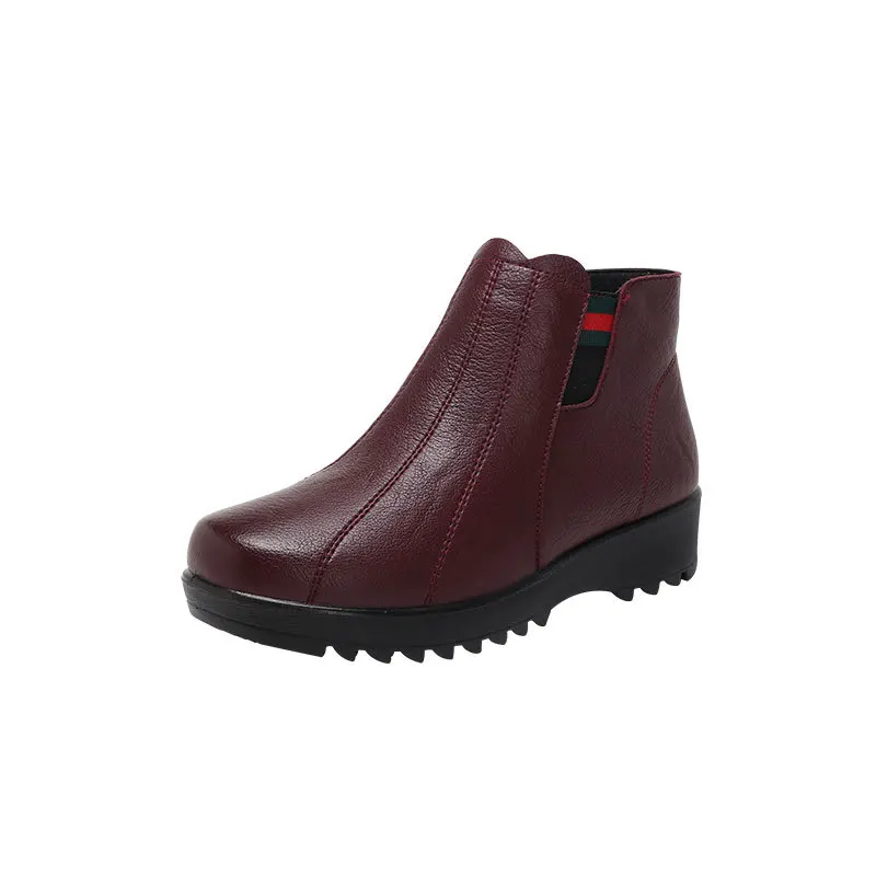 2021 Women's Winter Boots Ankle Warm Shoes New Brand Women's Ankle 2021 Boots High Quality Ladies Shoes Chunky Large Size