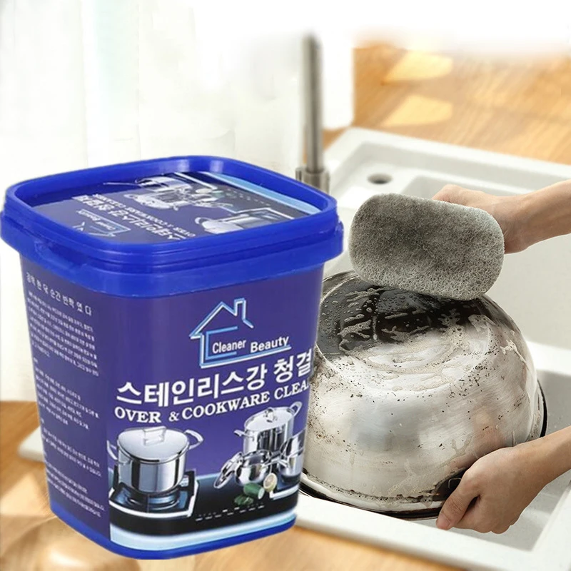 

Multi-Purpose Cleaning Paste Steel Cleaner Home Kitchen Rust Stains Cleaning Stainless Steel Cleaning Paste