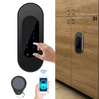 

Cabinet Lock Bluetooth Lock Electronic Real-Time Monitoring Bluetooth APP Password Card Touch Smart Lock for Cabinet