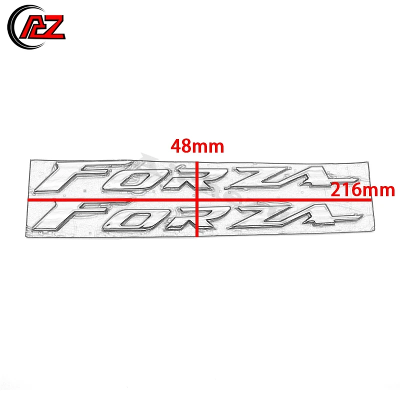FORZA хром скутер мотоцикл 3M ABS 3D эмблема боковая наклейка на обтекатель наклейка логотип символ знак для Honda FORZA 125 250 300