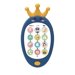 Anneau de dentition téléphonique pour bébé, jouet éducatif, lecteur de musique et de voix, appareil électronique, cadeau pour enfant 