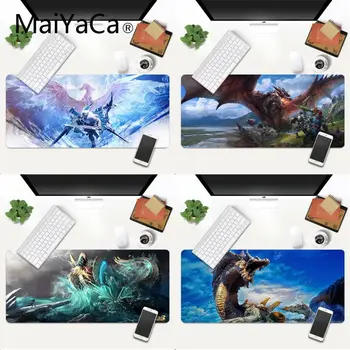 

MaiYaCa Monster Hunter Rubber Pad to Mouse Game Gaming Mouse Pad gamer Large Deak Mat 800x300mm for overwatch/cs go
