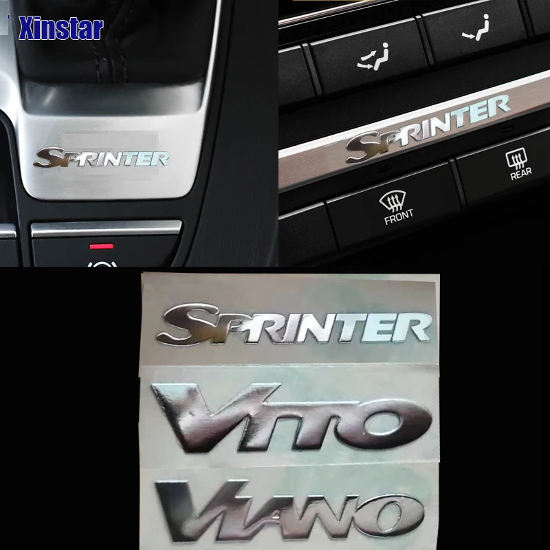 2 шт. зерна из нержавеющей стали для Mercedes Benz AMG CITAN R V CLASS SPRINTER VIANO VITO W203 W204 W205 W124 W213 |