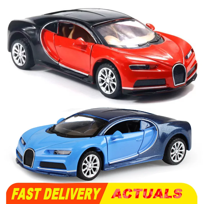 Высококачественная модель машины Bugatti 1:36 литой под давлением игрушечный