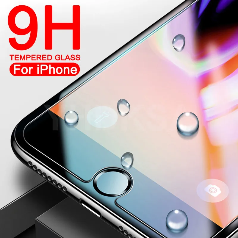 Full Cover Tempered Glass For iPhone 11 Pro XS Max X XR Screen Protector Glass on iPhone 7 8 Plus 6 6s 5 5S SE 2020 Glass Film afbeelding