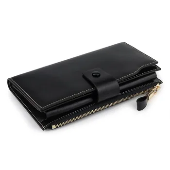 

Long Womens Wallets and Purses Genuine Leather Money Bags For Women Casual Zipper Coin Small Purses Card Holder Carteras Cuzdan