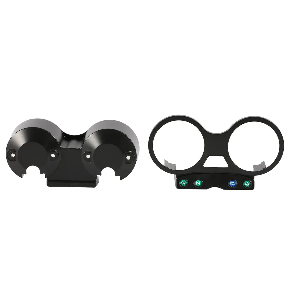 

Motorcycle Speedometer Black Odometer Lower Meter Cover For Yamaha Ybr 125 Ed 2005-2009 Abs Plastic