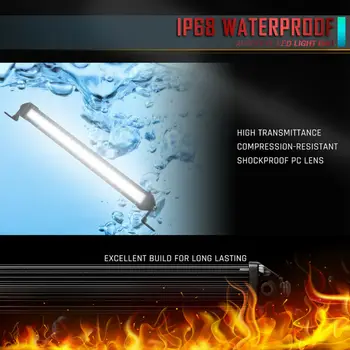

SUV Work Light Bar White Spot Combo 10-30V DC 300W Ultra-thin Accessories