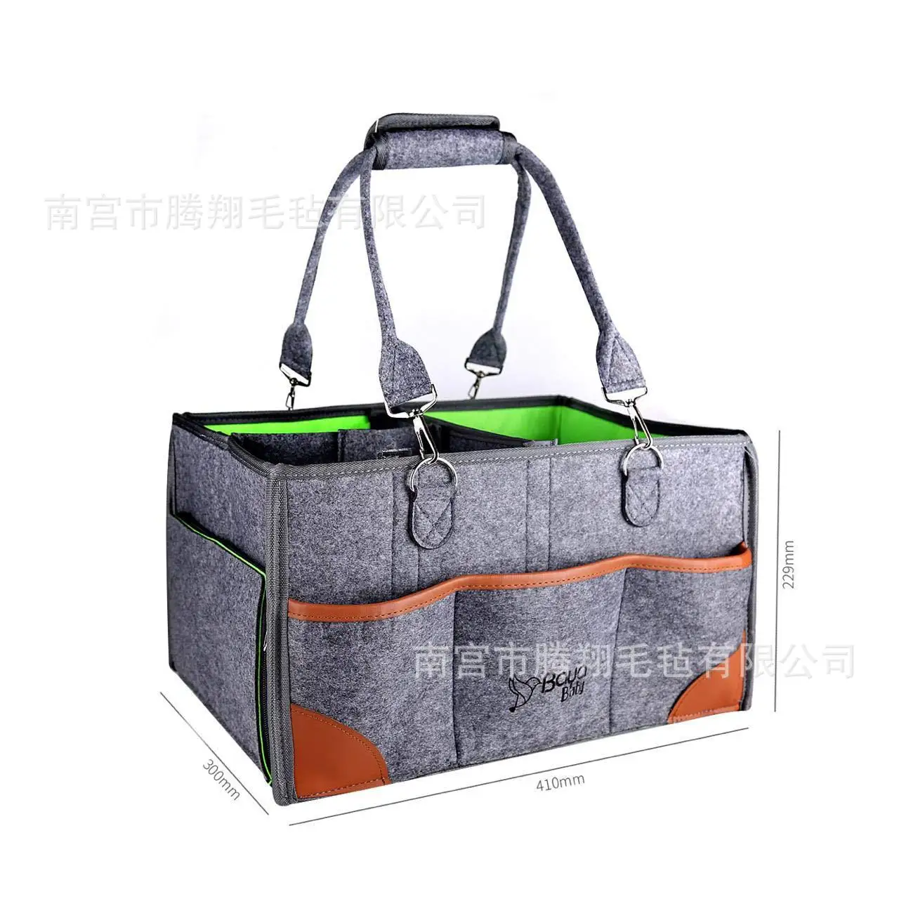 

Hot Selling Felt Bag Multi-functional Felt Diaper Bag Folding Storgage Bag Hand Baby Diapers Bag
