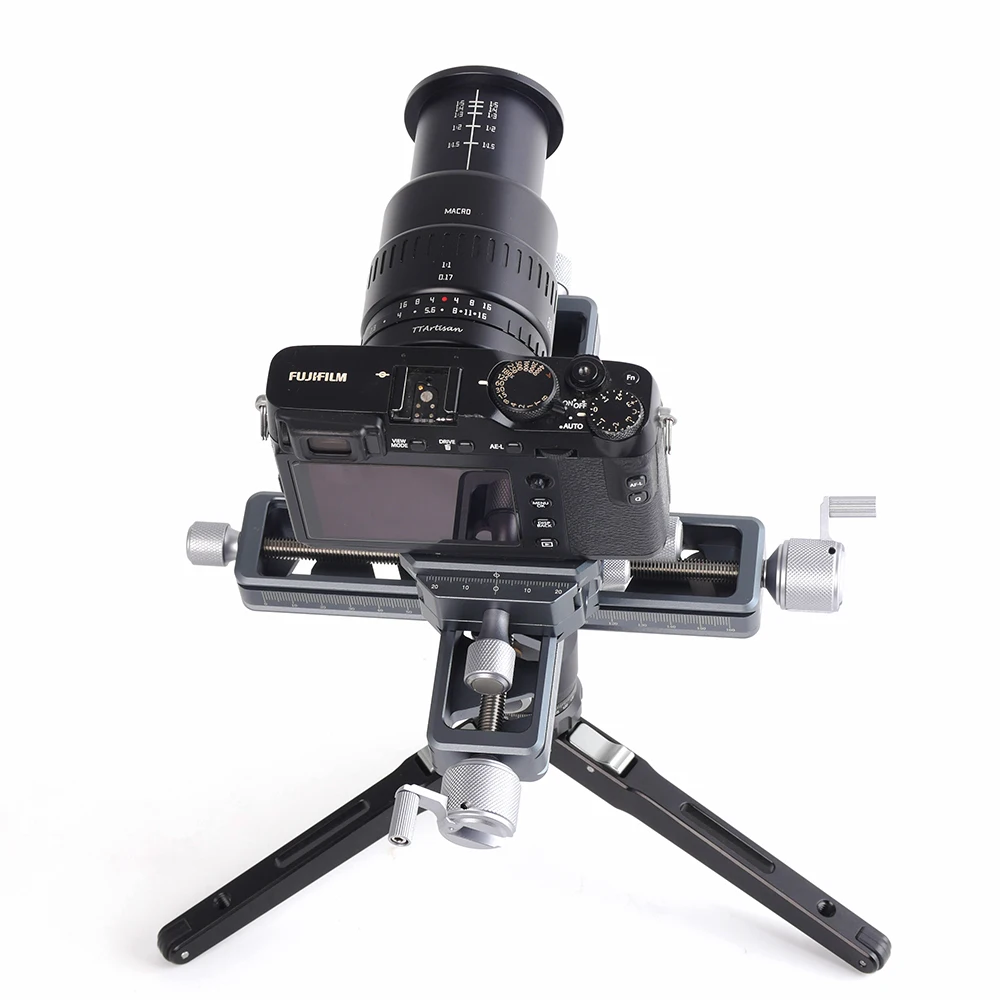 Fittest Macro Focusing Rail Slider Camera Lens Precision Stacking Tuning Base Arca Swiss Compatible Clamp