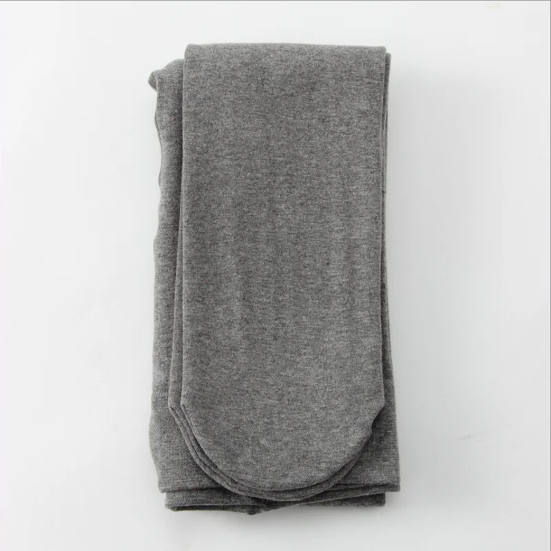 Grey-Tights Небольшой Размеры; ; сезон осень-зима; колготки в клетчатое платье из кашемира и хлопка теплые колготки FullFoot Толстый Тонкий колготки, носки штаны до щиколотки - Цвет: Grey-Tights