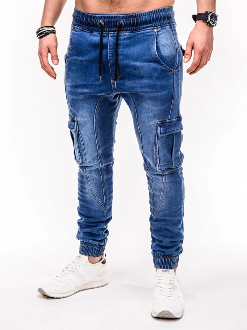 men's elasticated jeans
