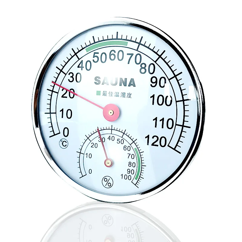 OocciShopp Temperature Humidity Meter,Household Mini 57Mm Aluminum Alloy Metal Thermometer Hygrometer Wall Mounted Temperature Humidity Meter For Sauna Room Gold OocciShopp Temperature Humidity Meter,Household Mini 57Mm Aluminum Alloy Metal Thermometer Hygrometer Wall Mounted Temperature Humidity Meter For Sauna Room Gold