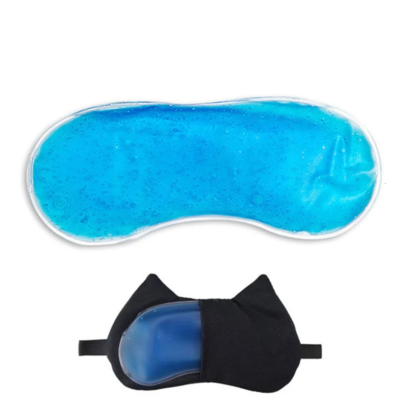

1pcs Blue Sleeping Rest Ice Eye Shade Cooler Bag Sleeping Mask Cover Ice Pack Cold Relaxing Eyes Care Gel Health Care Tool