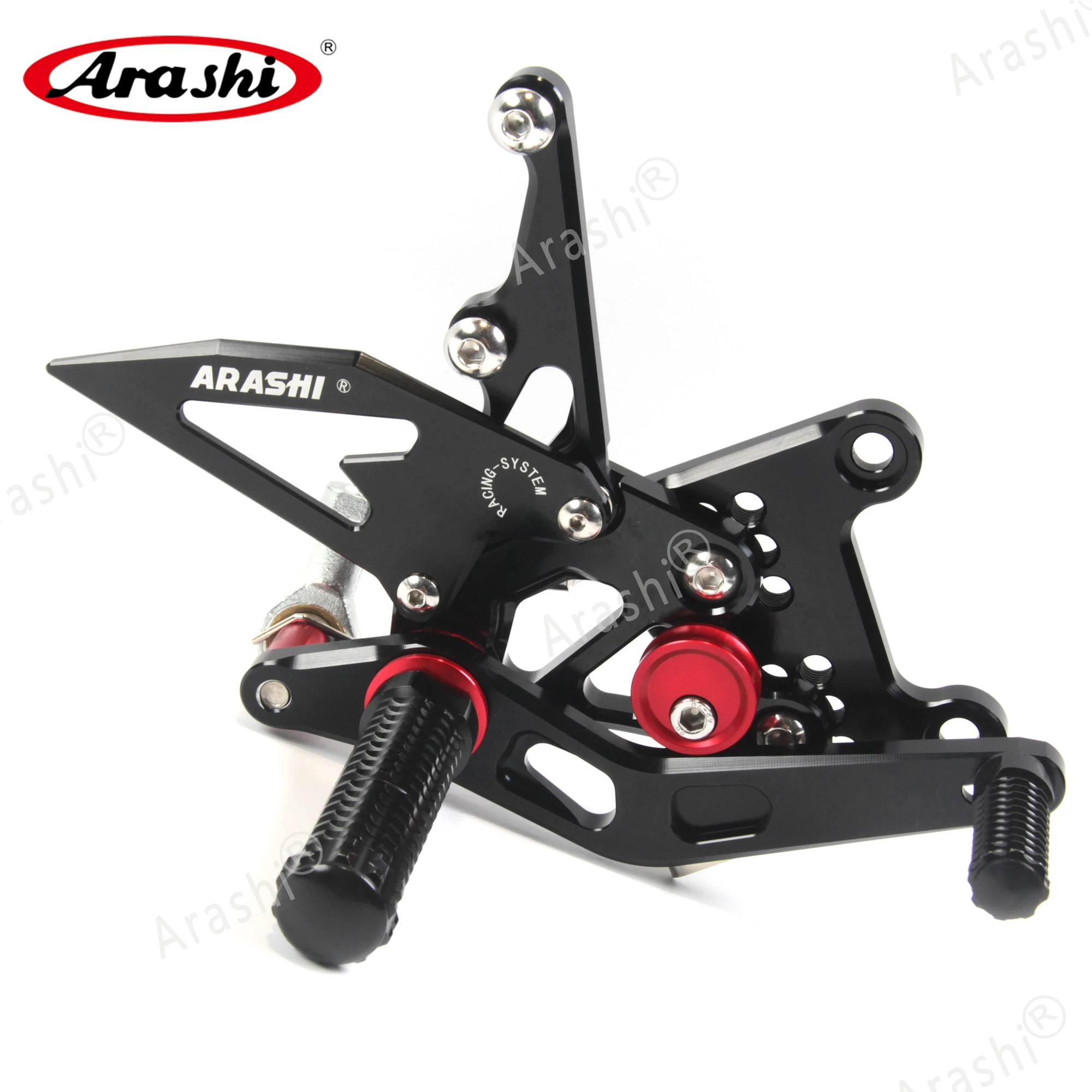 Arashi скоростной тройной 1050 06-10 CNC регулируемый задний Набор для TRIUMPH 2006 2007 2008 2009 2010 подножки Rider подножки аксессуары