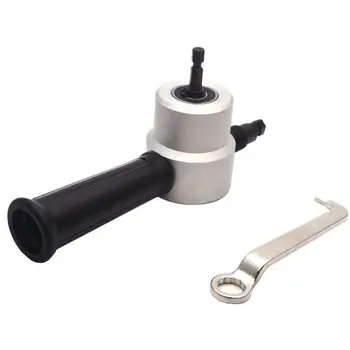 

Metal Sheet Nibble Cutting Cutter Curve Hole Opener Double Head Nibbler Saw Tool Drill Attachment Power Hand Tool Part