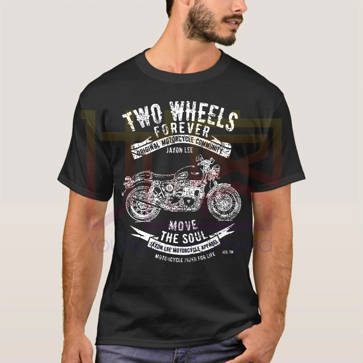 Мужская футболка с коротким рукавом Soul Triumph Thruxton Ace Inspired Motorbike Art новинка 2019 |