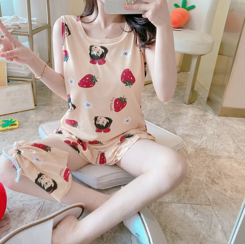 2020 женские хлопковые пижамы Hello Kitty комплекты одежды для сна мягкая Пижама