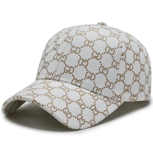 New Brand GD Baseball Cap Outdoor Casual Women Men Visor Hat Sports Snapback Caps Adjustable Bones Unisex Hip Hop Dad Hats DP014 White