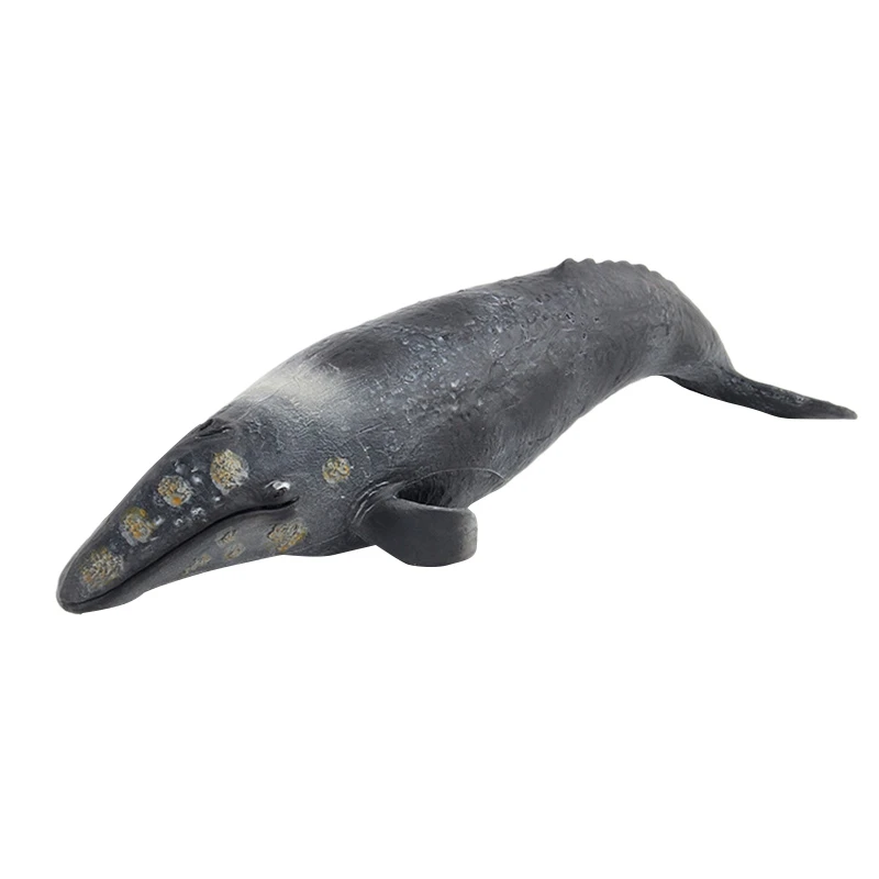 

Simulation Marine Animal Model Soft Rubber Gray Whale Animal Ornaments