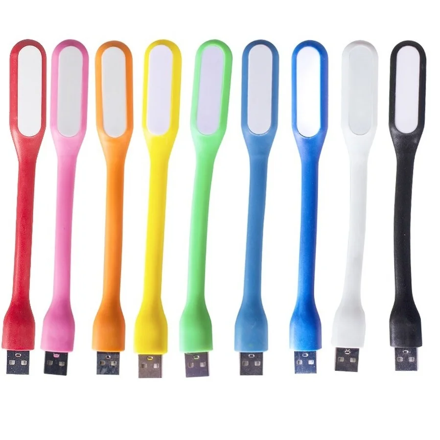 VnnZzo 1pcMini Portable USB LED Lamp Super Bright Book Light Reading Lamp For Power Bank PC Laptop Notebook Book Light 10 Colors led light,book light,mini led light