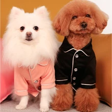 Весенняя Милая Одежда для питомцев, собак, кошек, пижамы, рубашка для маленьких и средних собак, чихуахуа, Йоркцев, одежда для щенков, хлопковый костюм для котенка, XS-XXL