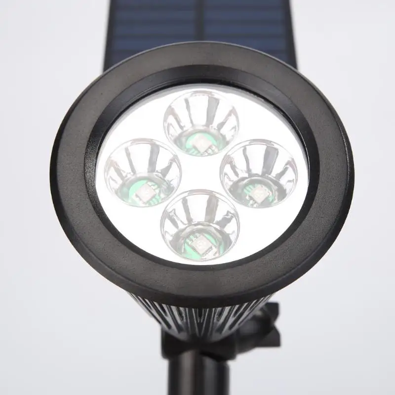 4LED IP65 Водонепроницаемый солнечный светильник, открытый сад, пейзаж, лужайка, декор для двора, настенный светильник/наземная вставка 200*150*85 мм
