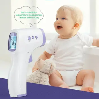 

Non-Contact Infrared Forehead Thermometer For Adults And Children With Lcd Display Digital Laser Temperature Tool