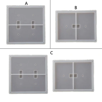 

Handmade 86 Type Switch Socket Panel Silicone Resin Mold Dual USB Wall Sock Mold