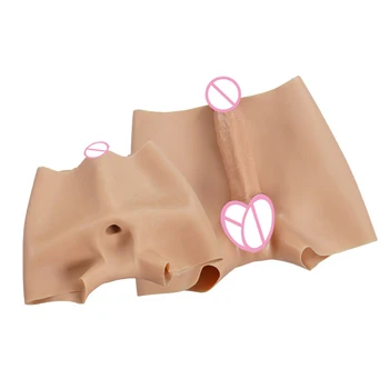 20cm Long Silicone Strap-on Dildo Panties Realistic Dildo Wear Pants Masturbation Device For Men Lesbian Strap on Penis Sex Toy 6