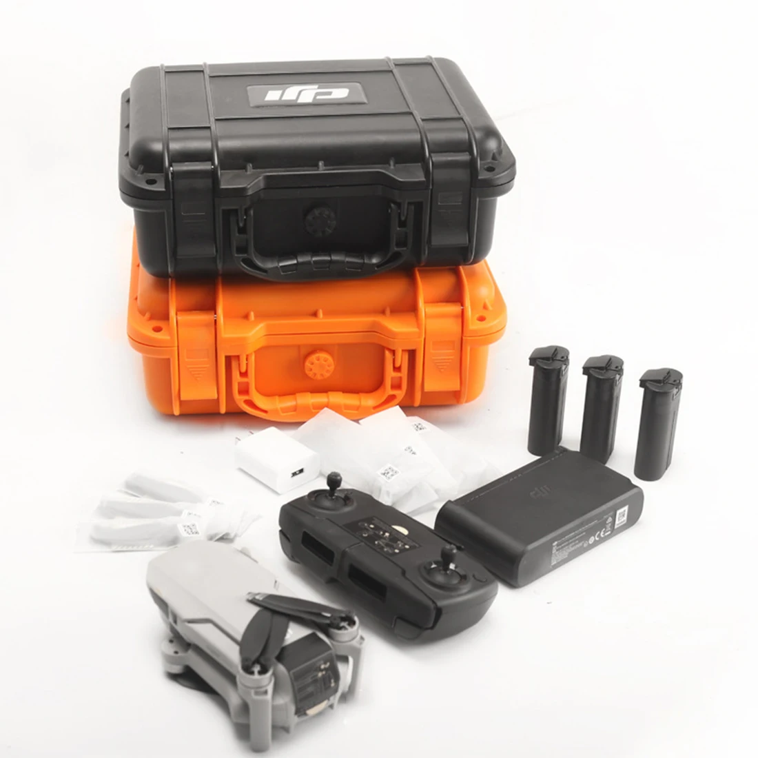  Waterproof Safety Box Explosion-proof Portable Carrying Case for DJI Mavic Mini Drone - Orange