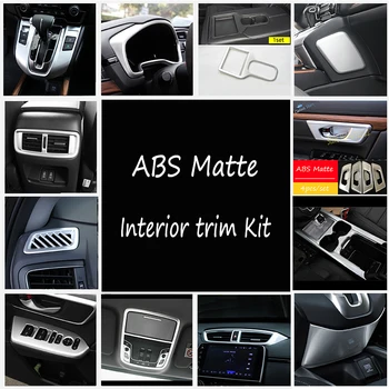 

ABS Matte For Honda CR-V CRV accessories 2017/18 Car Dashboard handle bowl gear shift front read light seat adjustment water cup