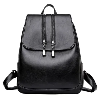 

Fashion Women Backpack Mochila Travel Leather High Quality Backpacks For Teenage Girls Female School Shoulder Bag Bagpack #YJG