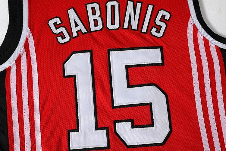Men Sabonis 15 Red CCCP Tank Basketball Sportwear Tops Embroidery Stitched Outdoor Sportswear Breathable Movie Fashion Jersey