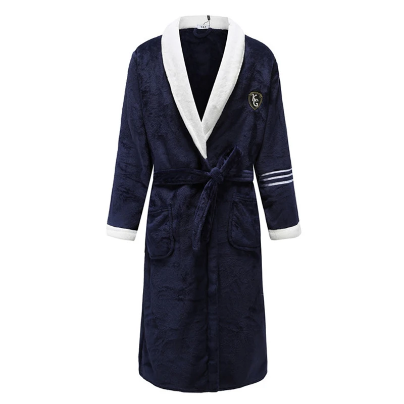 Ночная рубашка для влюбленных кимоно халат Халат коралловый флис неглиже v-образным вырезом интимное белье сплошной цвет пижамы