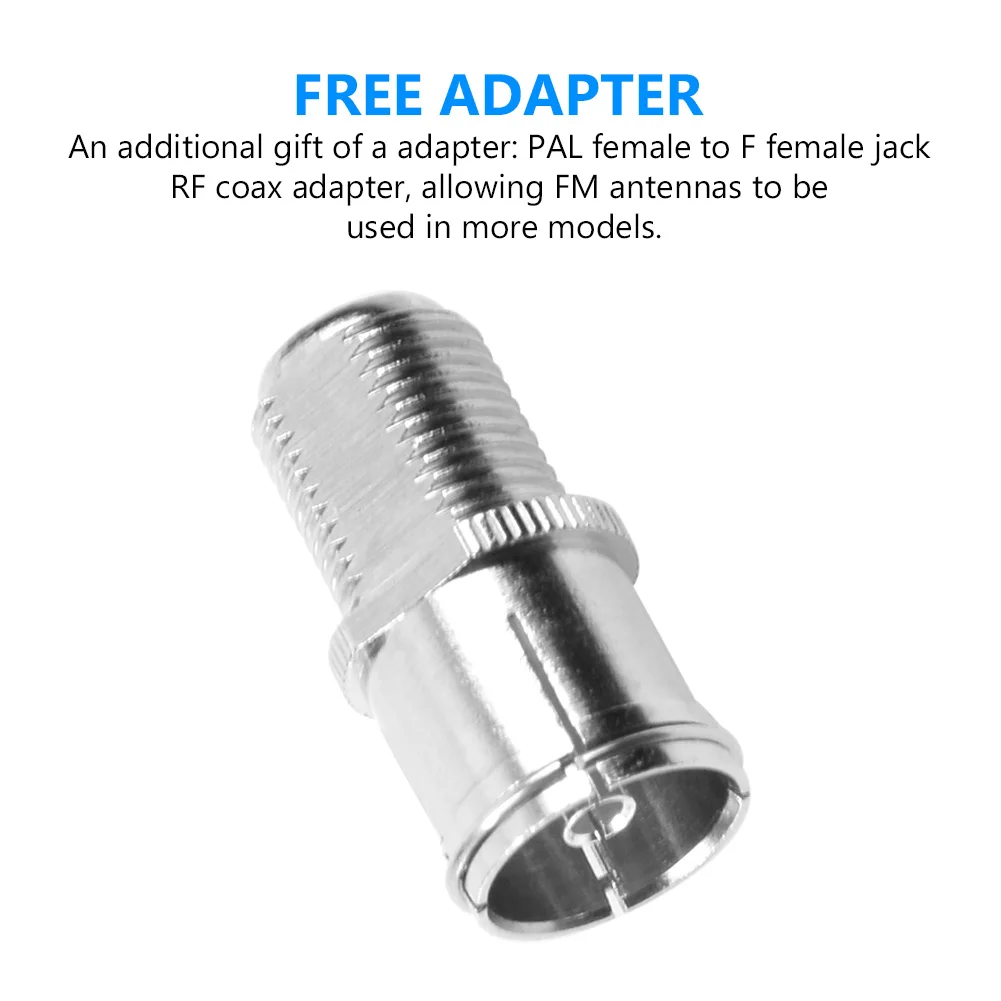 Antenna FM 75 Ohm UNBAL AM Loop Antenna Per Yamaha Ricevitore - Foto 12