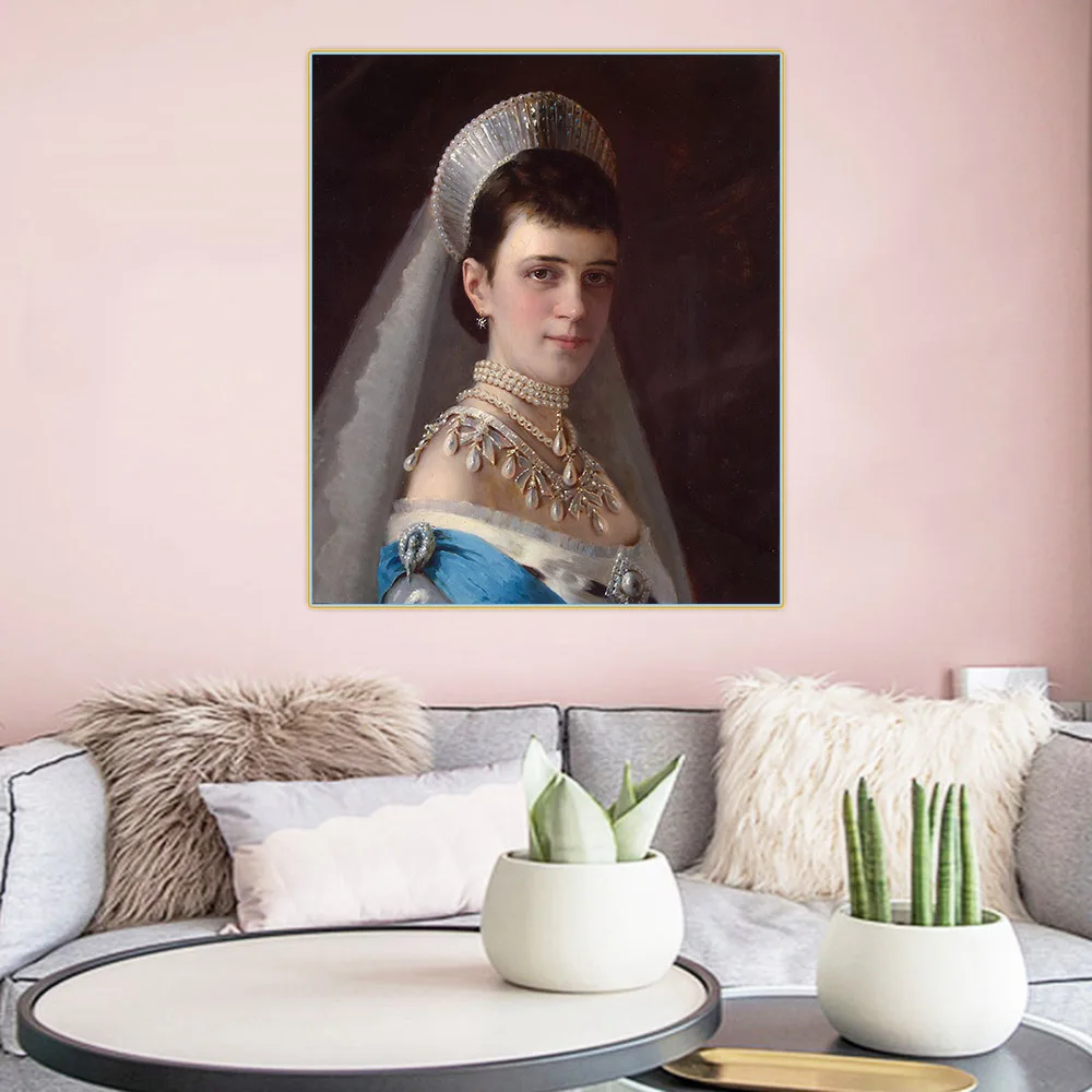 Citon Иван Крамской 》 Мария Fyodorovna картина маслом на холсте знаменитый