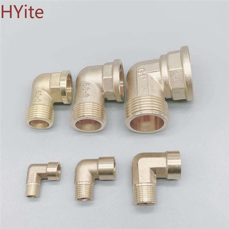 Brass 1/8" 1/4" 3/8" 1/2" Lengthen Male Thread Connector Joiner Fitting Adapter