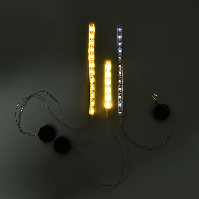 

Flexible LED Strip light 5cm/ 10cm/ 20cm/ 30cm/ 50cm 5050 SMD Waterproof LED Strip String Light Warm White/ White RGB Battery