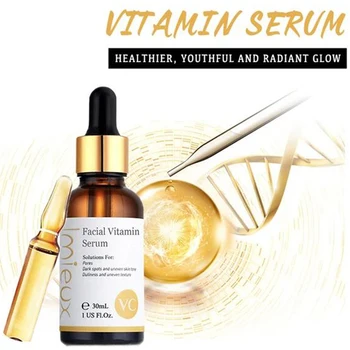 

Vitamin Facial Serum Hyaluronic Acid Vitamin C Whitening Essence Freckle Spot Remove Moisturizing Bleach Serum Liquid Skin Care