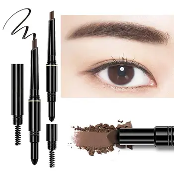 

Eyebrow Pencil 3 in 1 Waterproof Dual-heads Eyebrow Pen Makeup Tool Black Brown Eyebrow Pencil Makeup for Women